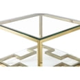 thumbnail image 4 of Pangea Home Nina Metal Side Table in Polished Gold, 4 of 5