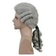thumbnail image 5 of Disfraz de Wig Karlery Colonial Man Long Wave, gris, para Halloween, 5 of 5