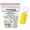 Yellow, variant on Ring Terminal Connector - PVC Vinyl Insulated - 22-18 AWG - Stud Size # 8 - Red - 100 Pcs