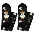 thumbnail image 3 of ThisWear Veterinarian Staff Trust Me I'm a Dogtor 1-Pair Novelty Crew Socks, 3 of 5