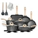 thumbnail image 1 of Juego de utensilios de cocina JEETEE para ollas y sartenes antiadherentes, 20 piezas, inducción, 1 of 8