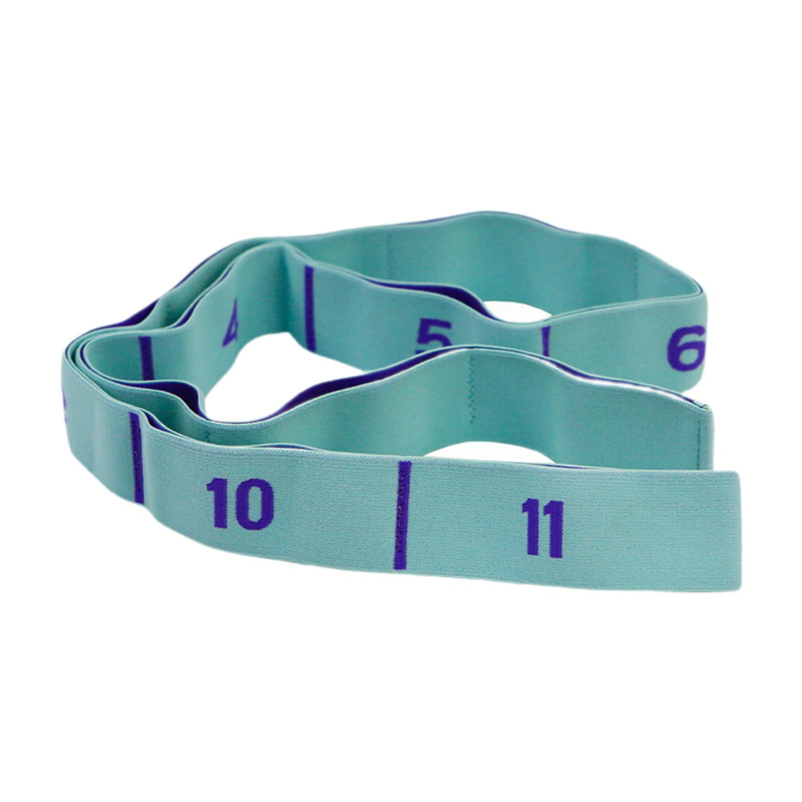 DimyFew Resistance Band Exercise Band Portable 11 Segment for Fitness Gym Stretching Blue