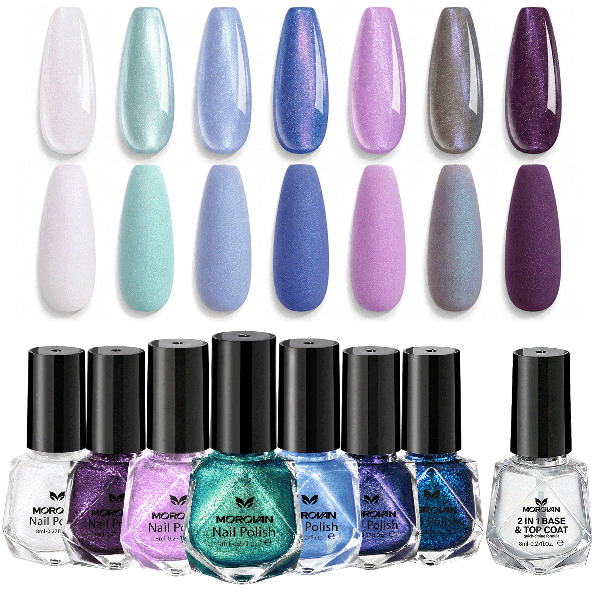 SAVILAND Color Artistry Nail Polish Set: Ultra Quick Dry Regular