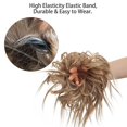 thumbnail image 4 of Luxtrada Tousled Updo Messy Bun Hair Piece Hair Extension Ponytail With Elastic Rubber Band Updo Extensions Hairpiece Synthetic Ponytail Extensions Scrunchies for Women (27T613#), 4 of 6