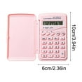 thumbnail image 3 of ROLKFUK Mini Flip Calculator, 8-Digit LCD Display, Small Pocket Size (39g), Basic & Memory Functions, Cute Colorful, Battery Powered, for Stu-dents Sch-ool Office Travel, 3 of 6
