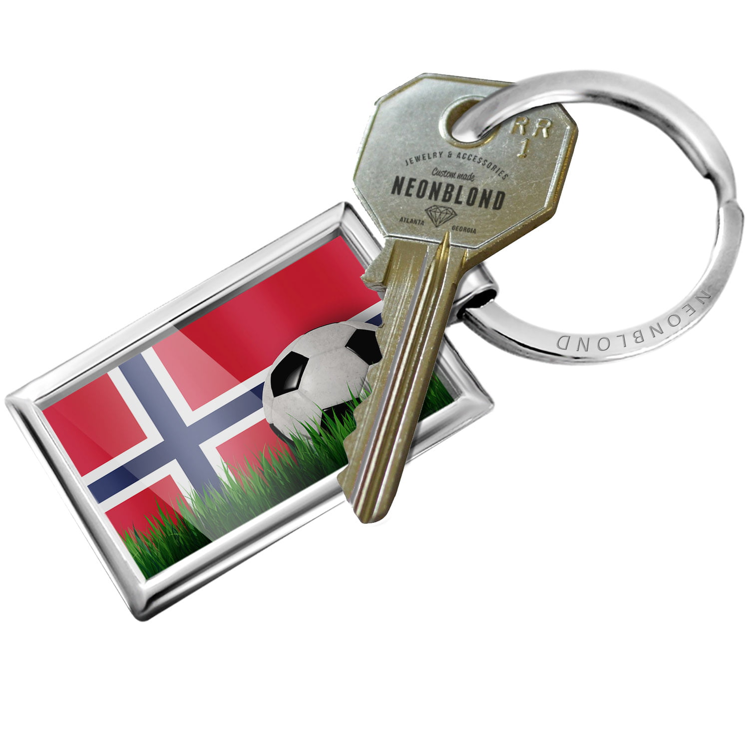 Keychain key ring tags fabric motorcycles car biker cute flag austria 
