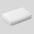 thumbnail image 6 of Color Sense 100% Cotton Percale Single Flat Bedsheet Cool & Crisp King White, 6 of 14