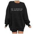 thumbnail image 2 of Women's Sweatshirts 2025 God Is Within Her She Will Not Fall Sweatshirt Christian Pullover Tops Sweatshirt for Women, 2 of 6