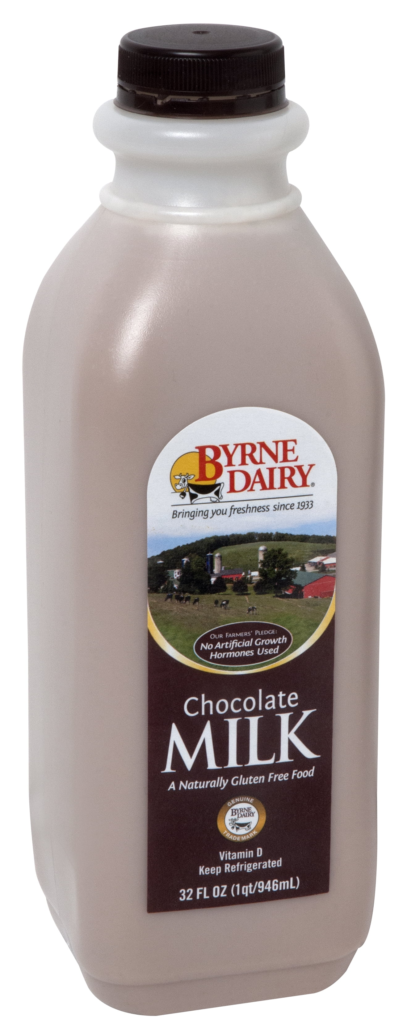 Byrne Dairy LowFat Chocolate Flavored Milk, 1 Quart