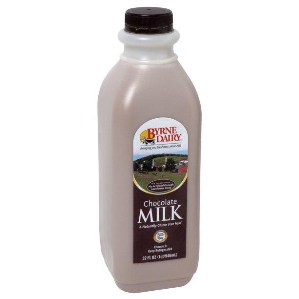 Byrne Dairy LowFat Chocolate Flavored Milk, 1 Quart