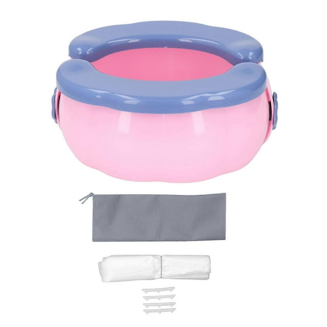 Baby Potty Toilet Foldable Portable Baby Potty Training Toilet for Children Travel Outdoor Type 1