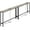 Oak, variant on 78.8 inch Narrow Console Table with Outlet, Sofa Tables, Behind Couch Table, Long Entryway Tables with Charging Station, for Living Room, Black