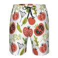 thumbnail image 4 of Kdxio Tomatoes Pattern Mens Casual Shorts - Drawstring Summer Beach Sports Shorts for Men, 4 of 9