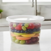 Mainstays 40 Piece 16oz Plastic Deli Container, Ideal Use for Meal Prep and Batch Cooking