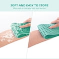 thumbnail image 2 of Under 10$ Silicone Back Body Scrubber Bath Shower Towel,Back Cleaning Shower Strap,Silicone Body Brush, Body Wash Silicone Scrubber Belt for Men Women, Easy to Clean, 2 of 9