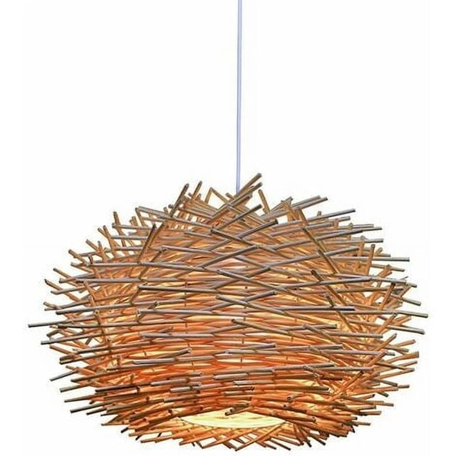 Lámpara colgante de 300 x 170 mm para dormitorios y comedores Lámpara de araña de nido de pájaro ajustable