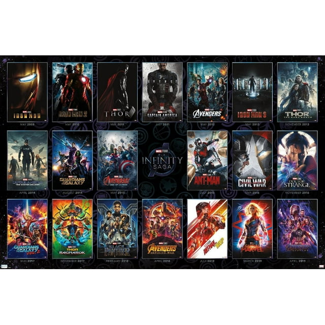 Marvel Avengers : La Saga Infinity - Grille d'une feuille
