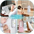 thumbnail image 6 of Desk Fan,Portable Bladeless Fan 11.8 inch Small Personal Cooling Fan with 5 Colors Touch Control LED Light,Quiet Table Fan for Home, Office, Bedroom, 6 of 10