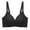 Black, variant on GEWSEY V Lace Wireless Jelly Bra Seamless Push Up Bras for Women No Underwire Full Coverage Comfortable Sleep Bralette (Sky Blue, XL)