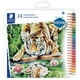 thumbnail image 1 of Lápices de colores STAEDTLER, paquete de 24 unidades, con forma triangular, 1 of 2