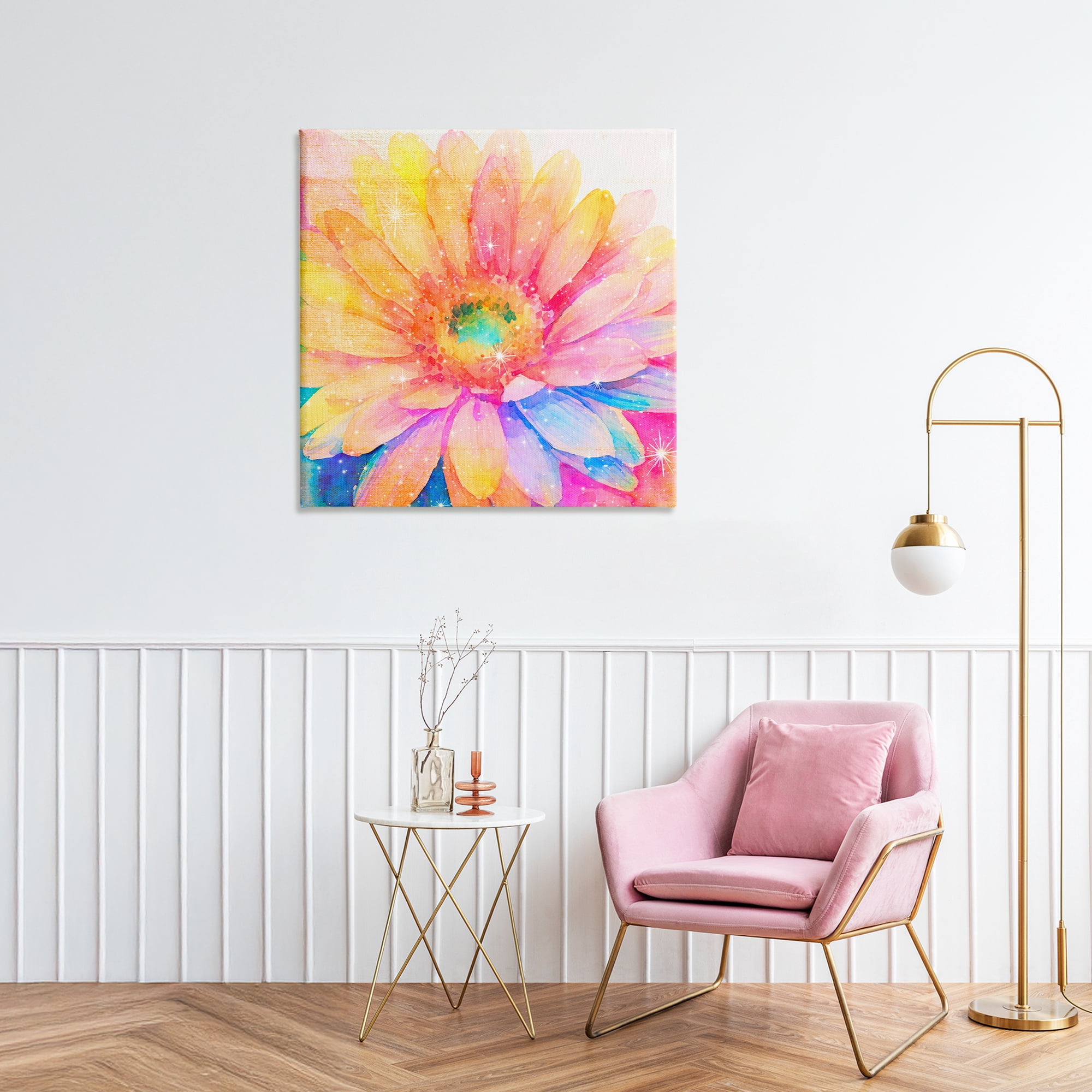 Stupell Industries Bloomtopia Shimmer Blossom Canvas Wall Art, design by Vibelicious