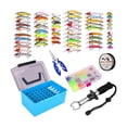 thumbnail image 2 of Caja de aparejos, kit de Señuelos de Pesca, anzuelos de pesca realistas, Crankbaits, accesorios de pesca, equipo de pesca para pesca con mosca de 145 piezas, 2 of 9