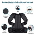 thumbnail image 4 of Posture Corrector for Men and Women, Spine and Back, Pain Relief (Black, Large), 4 of 5