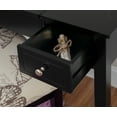 thumbnail image 4 of Ramsey Black Flip-Top Mirror Vanity and Butterfly Upholstered Stool Set, 4 of 16