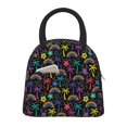 thumbnail image 1 of Disketp Colorful Palms Bolsa Térmica para Almuerzo, Lonchera con Abertura Amplia y Gran Capacidad, Organizador Reutilizable para Mujeres, Hombres y Adultos, 1 of 6