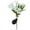 White, variant on Lilixerw Solar Lights Outdoor Garden,Solar Garden Lights Outdoor Waterproof Multicolor Changing Led Solar Flower with Bigger Lily,for Patio Yard Pathway Balcony Decoration