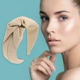 thumbnail image 2 of Unique Bargains 1 Pc Wide Tie Headbands for Women Khaki, 2 of 6