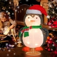 thumbnail image 6 of Penguin Christmas Decorations, Indoor Outdoor Christmas Decorations, 30 Inch Pop Up Lighted Penguin,Collapsible Christmas Decorations Outdoor Yard Holiday Decor, 6 of 8