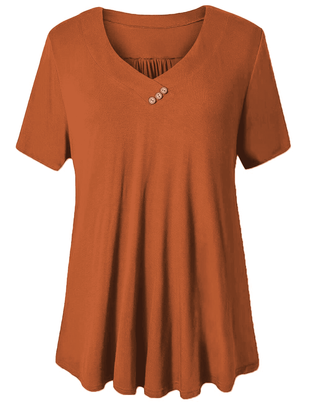GingDin Women s Plus Size Tops Short Sleeve Blouses Flowy Summer Tunic