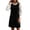 Black, variant on Overall Pinafore Dress for Women Sleeveless Crewneck Corduroy Dresses Fall Casual Mini Dress with Pocekts S-XXL,Army Green