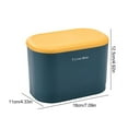 thumbnail image 2 of Tissue Container Wall Mounted Tissue Box Plastic Bathroom Paper Plastic Tissue Container Paper Towel Holder Case, S, Dark Blue, 2 of 9