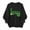 Black, variant on Women St Patricks Day Sweatshirt - Irish Clover Leprechaun Print Graphic Long Sleeve Pullover Shirt
