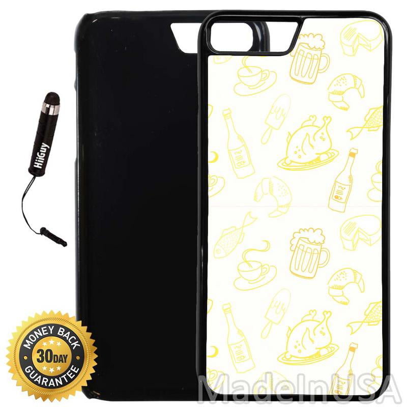 Custom iPhone 7 PLUS Case (A1095) Edge-to-Edge Plastic Black Cover 