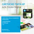 thumbnail image 2 of Cartucho de tinta HP 62XL Tricolor Original C2P07AL . HP C2P07AL, 2 of 4