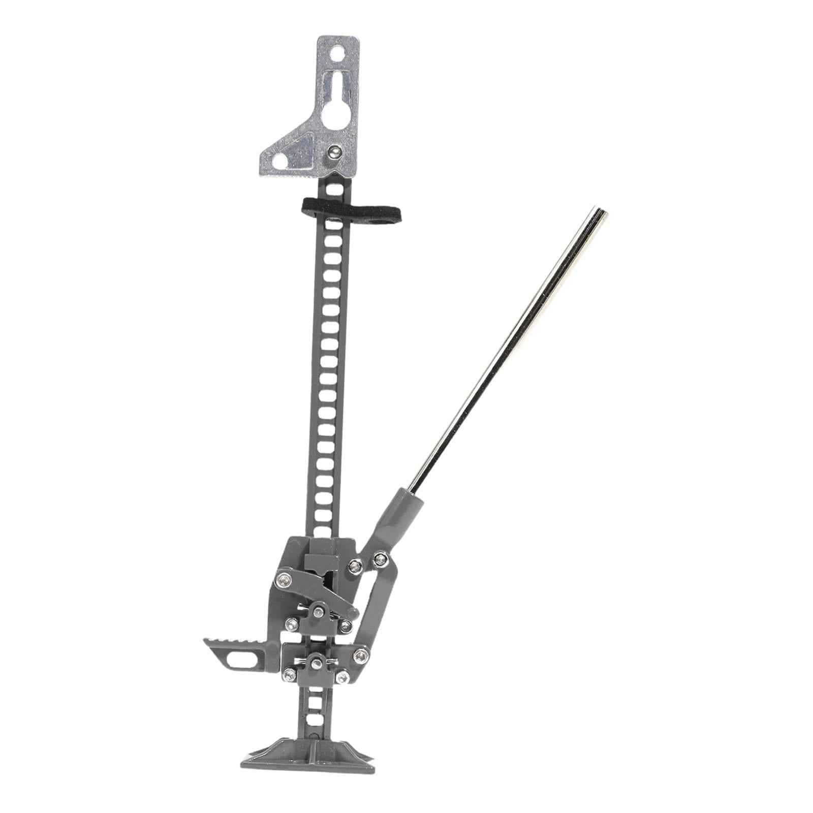 QccHieUs 1/10 Scale Lift Jack Adjustable Jack Stand Metal Easy to Use RC Vehicle Part for Gray