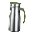 thumbnail image 3 of lingqin Stainless Steel Vacuum Insulated Kettle 1L Tea Pot for Shop Hotel Restaurant Green with handle, 3 of 9