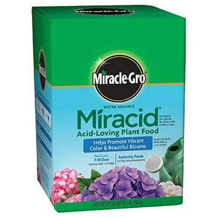 Scotts Company Miracle-Gro 1750011 Water Soluble Miracid Acid-Loving Plant Food, 1-Pound