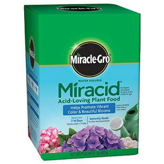 Scotts Company Miracle-Gro 1750011 Water Soluble Miracid Acid-Loving Plant Food, 1-Pound