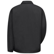Red Kap Mens Slash Pocket Quilt-Lined Insulated Mechanics Work Shop Jacket - Black - Medium