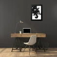 thumbnail image 4 of Ritter, Gina 17x24 Black Modern Framed Museum Art Print Titled - Noir Strokes I, 4 of 5