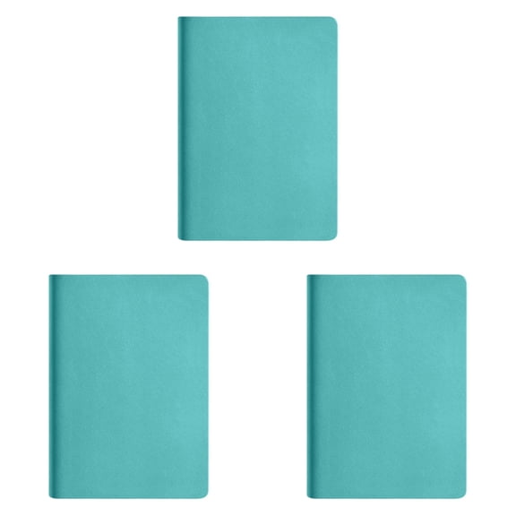 A7 Leather Sewn Notebook With Pen Case, Wear Resistant Smooth Writing Journal, 10 Color Portable Pocket Book, Code B