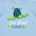 thumbnail image 4 of Inktastic Vero Beach, Florida Happy Sea Turtle Boys or Girls Baby T-Shirt, 4 of 5