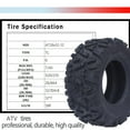 thumbnail image 6 of TROPOW Tires, 2-Pack ATV All-Terrain Tires – 26x12-12, 6-Ply Tubeless, Superior Traction for Sand & Trails, 6 of 7