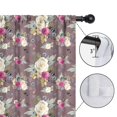 thumbnail image 4 of Blackout Kids Curtains,Pioneer Flower Floral Print Pattern Childrens Insulated Curtains Set Of 2,Bedroom Essentials,Toddler Room Decor 42"x54", 4 of 5