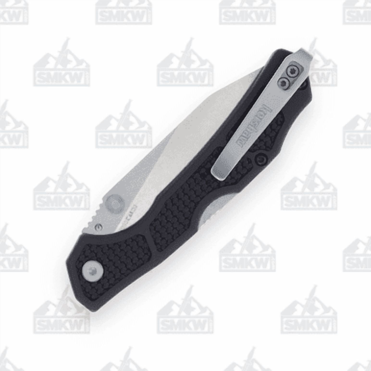 Kershaw Knives Kershaw 2033 Cargo Folding Knife Black GFN 3.25in Stonewash Clip Point