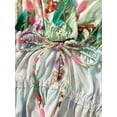 thumbnail image 5 of Coduop Women's Casual Sleeveless Mini Dress Floral Print Deep V-Neck Tie-Up Backless Short Dress, 5 of 7